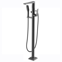 Kaiping manufacturer outdoor bath black freestanding tub faucet